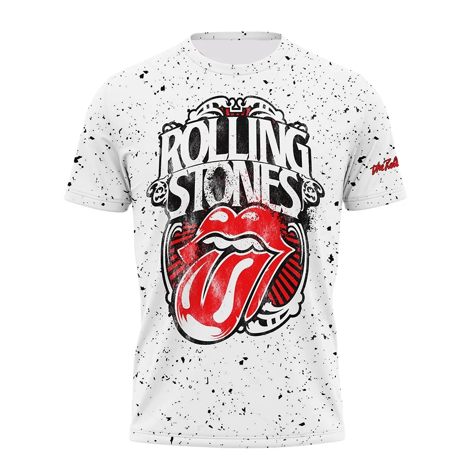 2025 New Summer British rock band The Rolling Stones Sports Men's and Women's Short Sleeve Casual 3D Print T-shirt Top
2025 New Summer British rock band The Rolling Stones Sports Men's and Women's Short Sleeve Casual 3D Print T-shirt Top