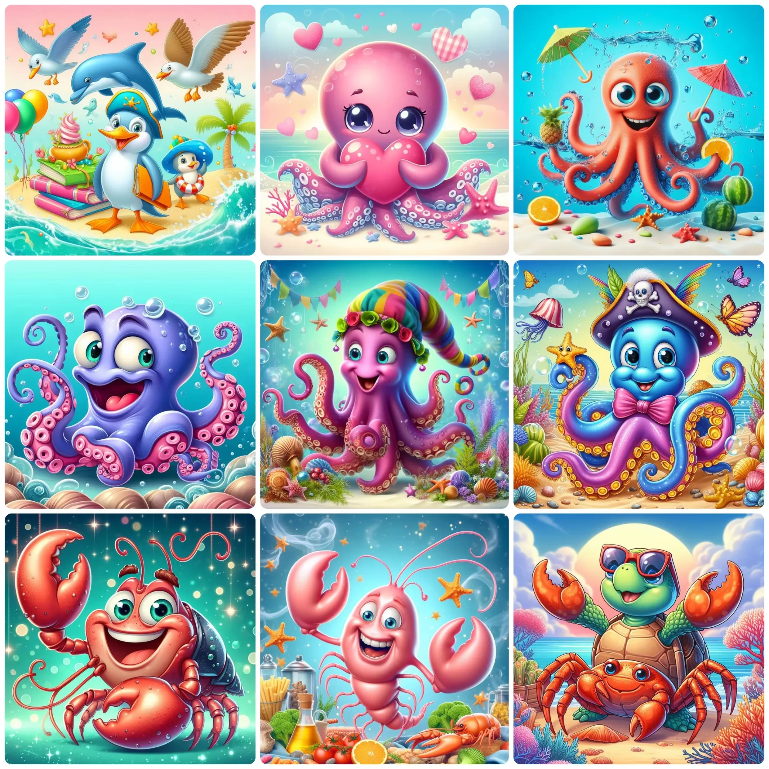 Cartoon Octopus Turtle Illustration Paper Jigsaw Puzzle 1000 Pieces DIY Assembly Home Art Decoration Gift
Cartoon Octopus Turtle Illustration Paper Jigsaw Puzzle 1000 Pieces DIY Assembly Home Art Decoration Gift