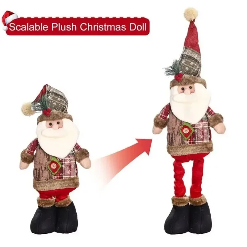 Christmas Ornament Retractable Snowman Reindeer Santa Plaid Standing Home Decor Doll Gift for Kids New Year Decorations...
Christmas Ornament Retractable Snowman Reindeer Santa Plaid Standing Home Decor Doll Gift for Kids New Year Decorations...