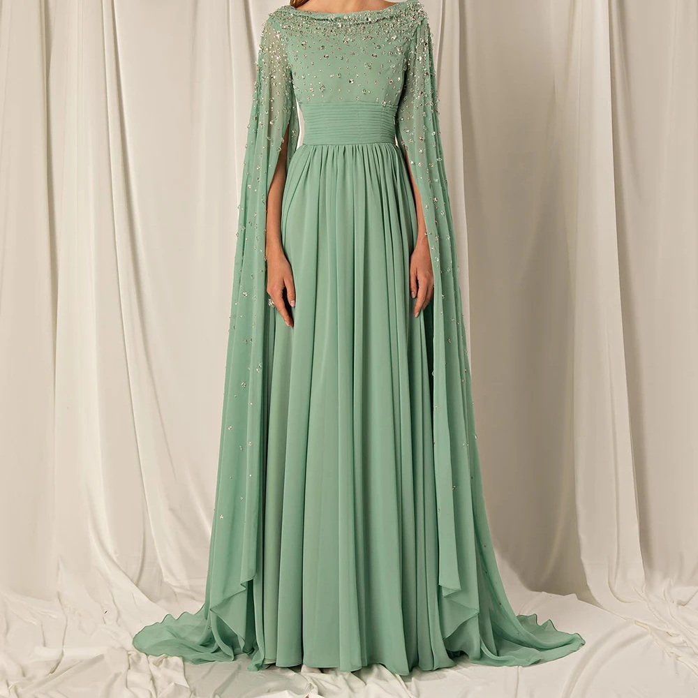 Customized Elegant Jersey Straight Crystal Evening Dress V-Neck Half Sleeves Floor Length Panel Train Vestidos para mujer
Customized Elegant Jersey Straight Crystal Evening Dress V-Neck Half Sleeves Floor Length Panel Train Vestidos para mujer