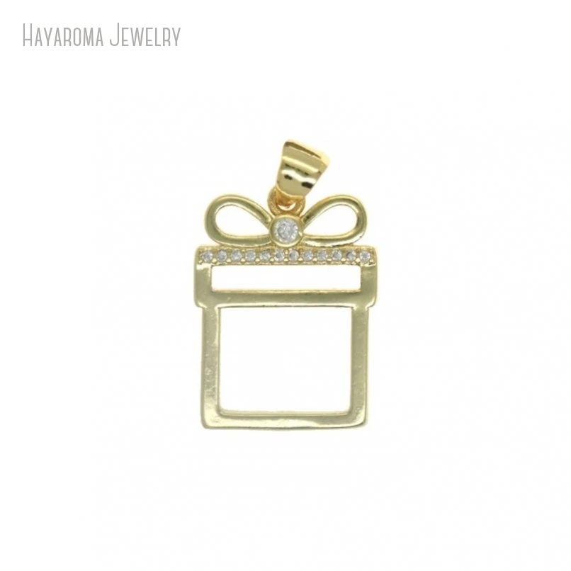 2Pcs Metal Cubic Zirconia Invisible Setting Wholesale Copper Gold Color Christmas Jewelry Pendant Charms PM51875
2Pcs Metal Cubic Zirconia Invisible Setting Wholesale Copper Gold Color Christmas Jewelry Pendant Charms PM51875