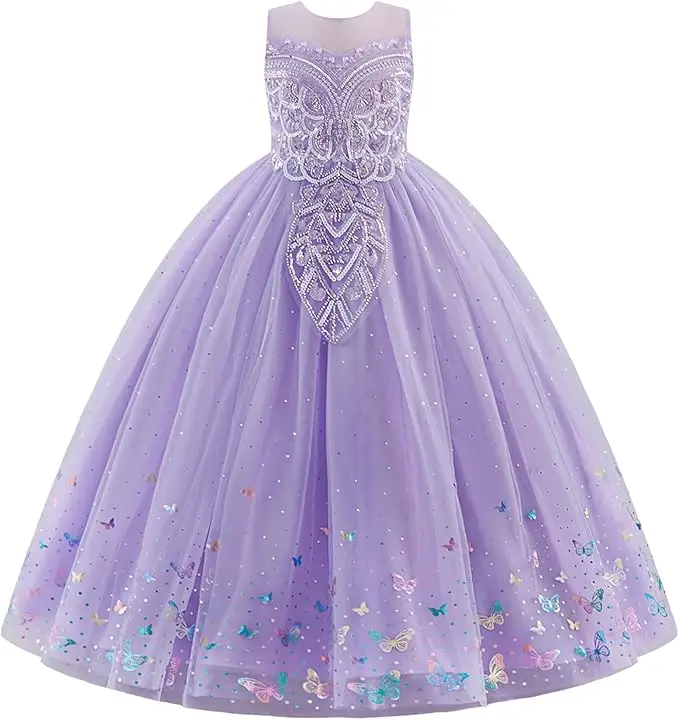 Snvdzo Flower Girl V-Backless Butterfly Bow Long Tulle Dress With Bow For Wedding Birthday Evening Party Prom Banquet Gown 2026
Snvdzo Flower Girl V-Backless Butterfly Bow Long Tulle Dress With Bow For Wedding Birthday Evening Party Prom Banquet Gown 2026