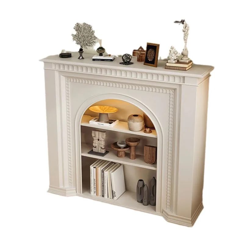French living room fireplace solid wood fireplace rack decorative cabinet modern simple entrance cabinet storage table complete
French living room fireplace solid wood fireplace rack decorative cabinet modern simple entrance cabinet storage table complete