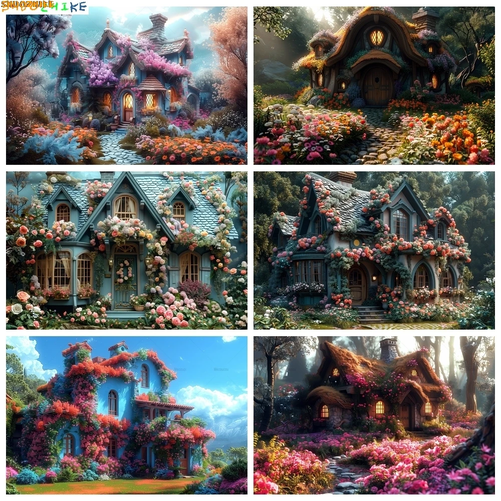 Spring Flower House Photography Backdrops Custom Children Adults Portrait Garden Scenes Photo Studio Background Props HB-01
Spring Flower House Photography Backdrops Custom Children Adults Portrait Garden Scenes Photo Studio Background Props HB-01