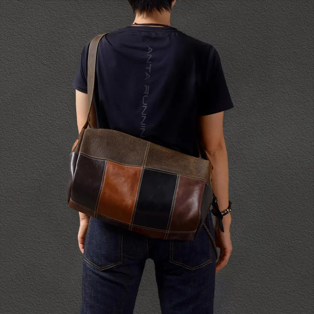 Multifunction Sport Crossbody Bag for Men Genuine Leather Patchwork Male Shoulder Messenger Bags Designer Casual Chest Pack Bag
Multifunction Sport Crossbody Bag for Men Genuine Leather Patchwork Male Shoulder Messenger Bags Designer Casual Chest Pack Bag