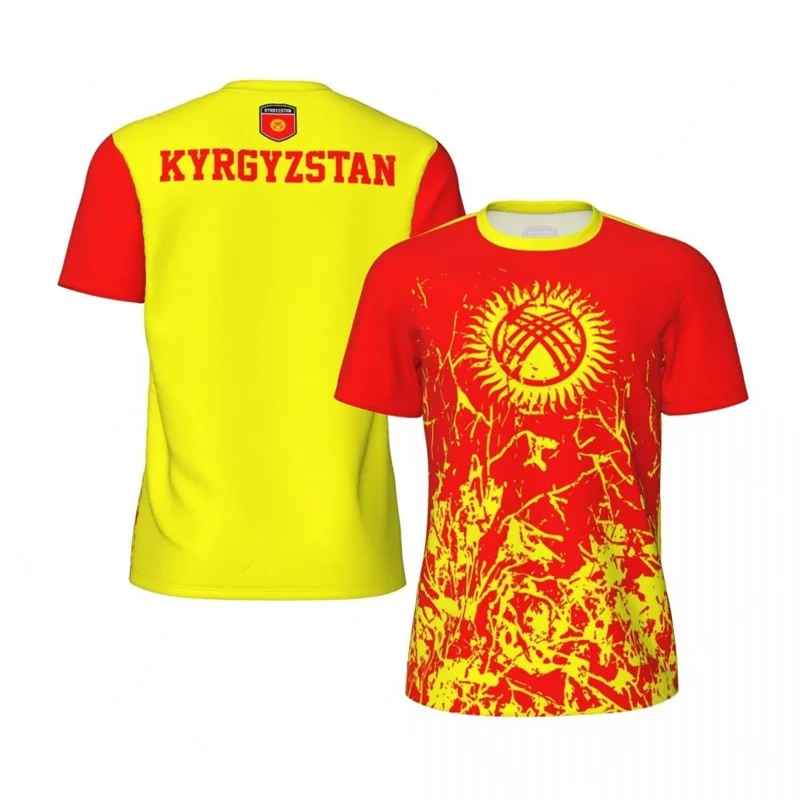 2025Kyrgyzstan Graphic Men's T-shirt Sports Loose Short Sleeve Summer New Fashion Fitness Tee Shirt 3D Printed Football T Shirts
2025Kyrgyzstan Graphic Men's T-shirt Sports Loose Short Sleeve Summer New Fashion Fitness Tee Shirt 3D Printed Football T Shirts