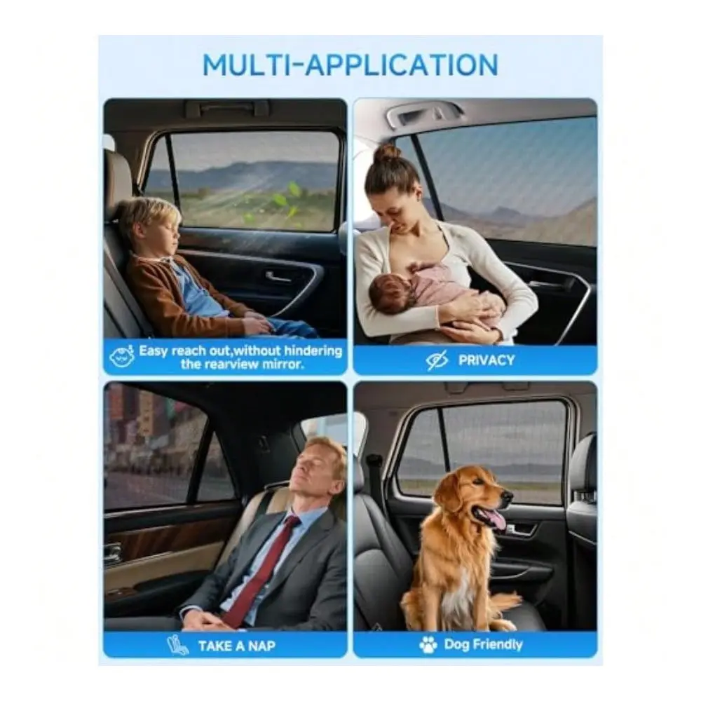Window Shades For Sienna 20202024 2Pack Rear Window Sun Shades For Baby Breathable Mesh UV And Heat Blocker Privacy Protection
Window Shades For Sienna 20202024 2Pack Rear Window Sun Shades For Baby Breathable Mesh UV And Heat Blocker Privacy Protection