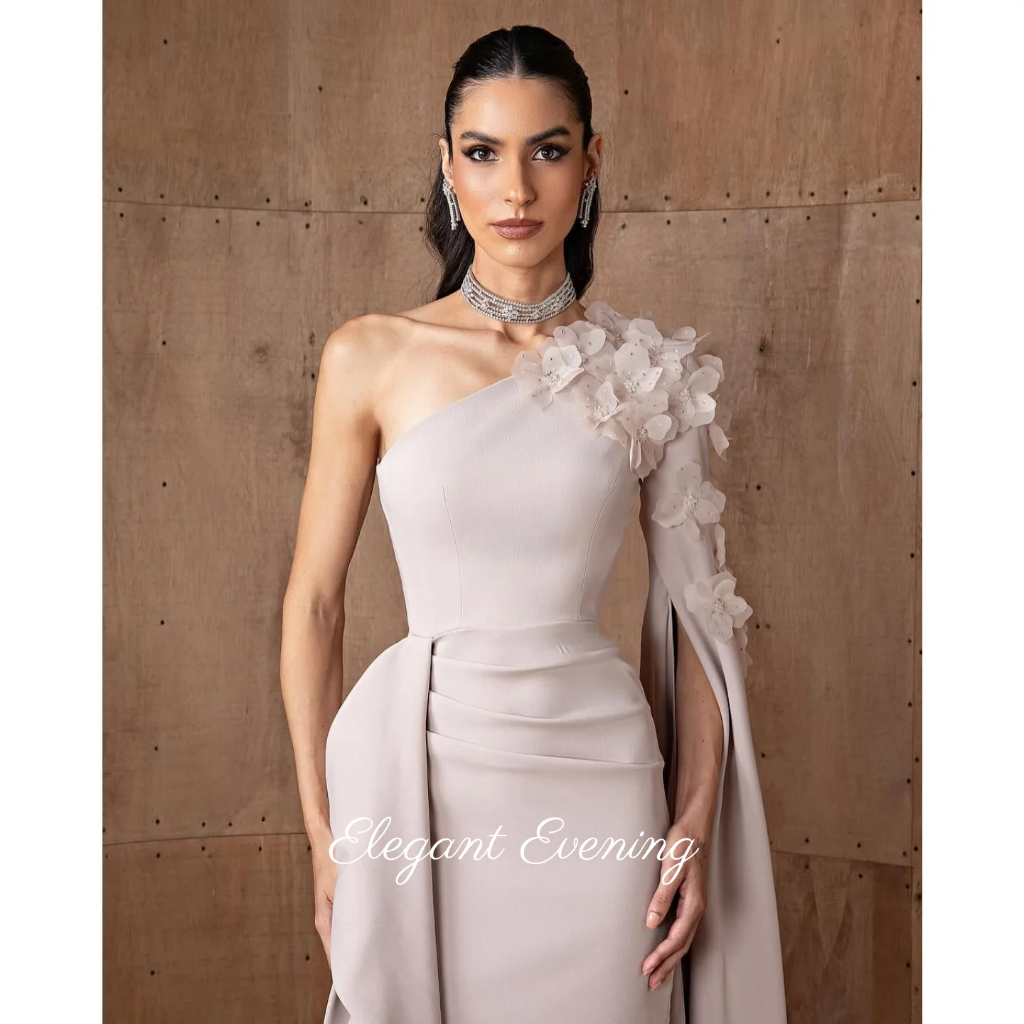 Elegant Mermaid Prom Dresses Pink Beads One Shoulder Evening Dresses with Overskirt 3D Flowers Wedding Dresses Customized 2026
Elegant Mermaid Prom Dresses Pink Beads One Shoulder Evening Dresses with Overskirt 3D Flowers Wedding Dresses Customized 2026