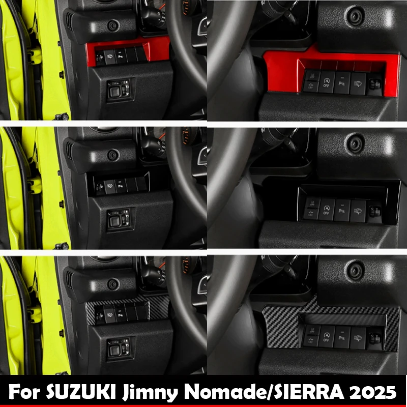 FOR SUZUKI Jimny Nomade 5/SIERRA 3 2025 ABS car headlight control panel decoration multi functional button interior accessories
FOR SUZUKI Jimny Nomade 5/SIERRA 3 2025 ABS car headlight control panel decoration multi functional button interior accessories