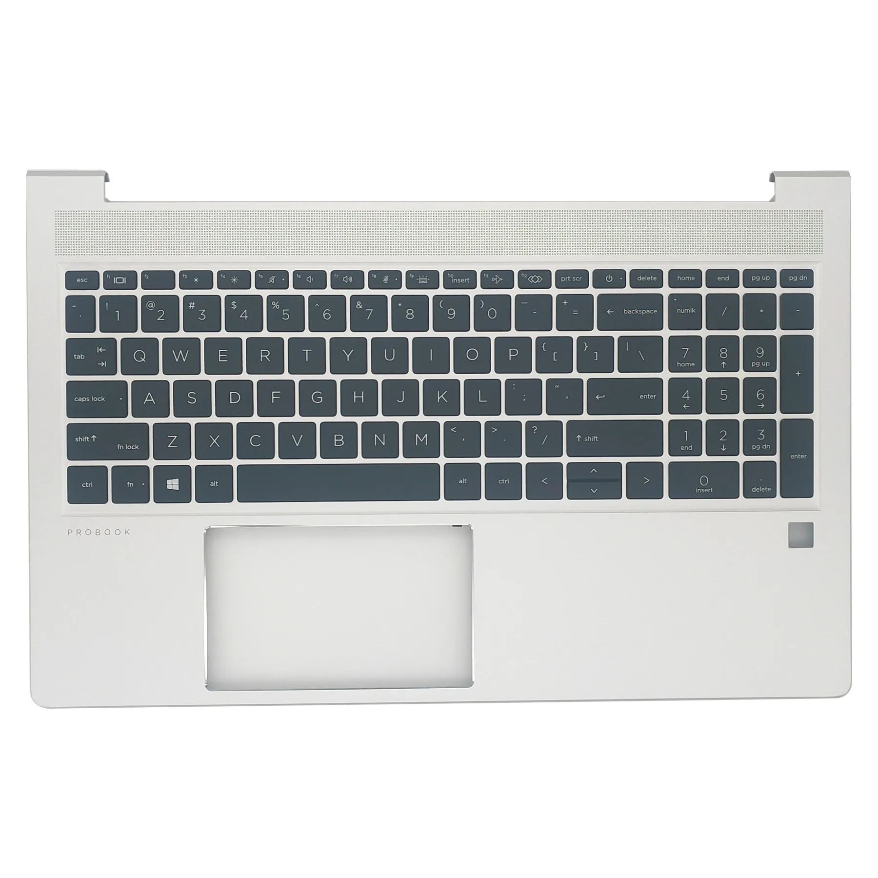 Replacement Upper Case Palmrest for HP Probook 450 G10 Series Laptop Non-Backlit Keyboard Assembly N43875-001 Silver
Replacement Upper Case Palmrest for HP Probook 450 G10 Series Laptop Non-Backlit Keyboard Assembly N43875-001 Silver