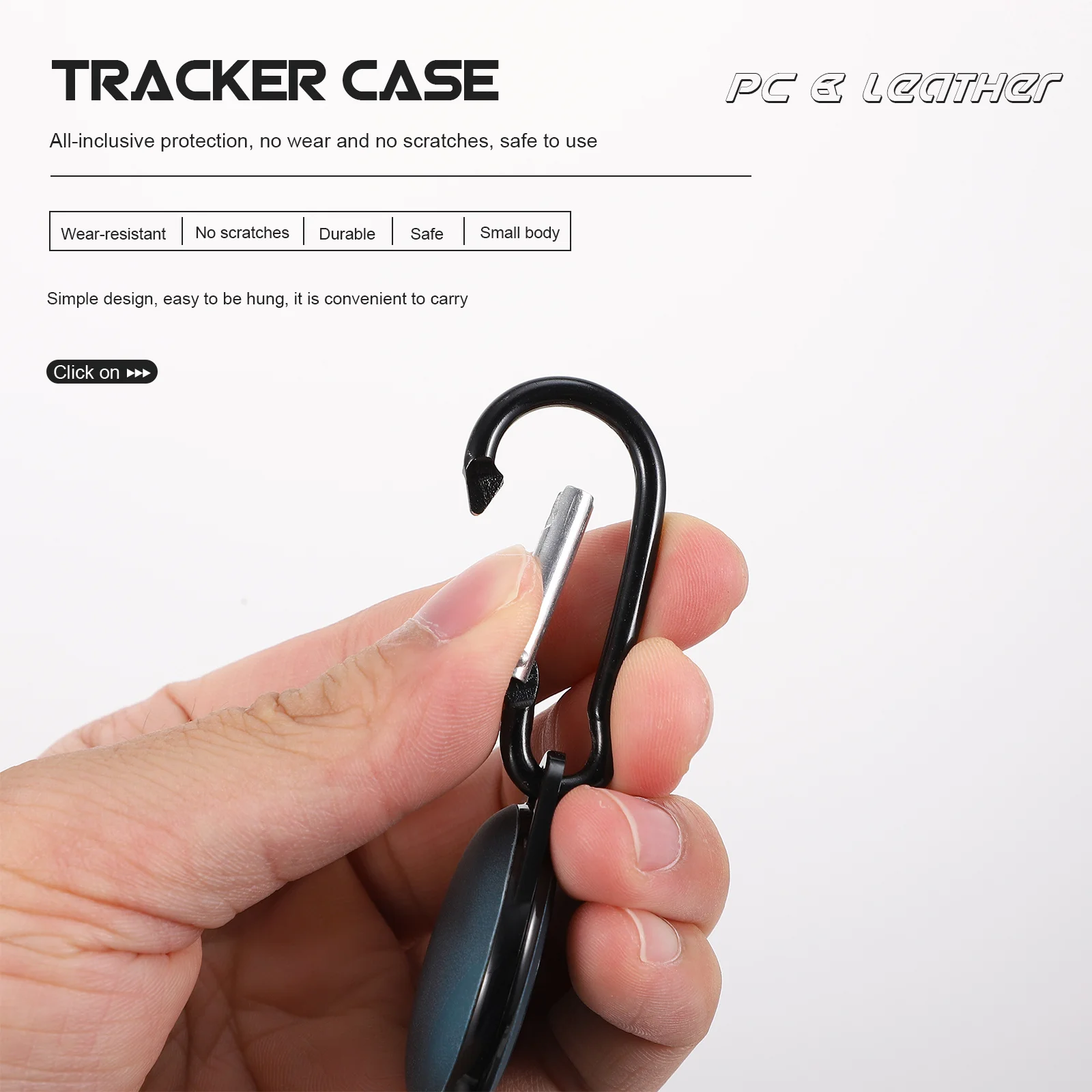 1 pc Protection Case Ball Shape Durable Scratch-Resistant Cover With Hook Sturdy Storage Box For Tracker