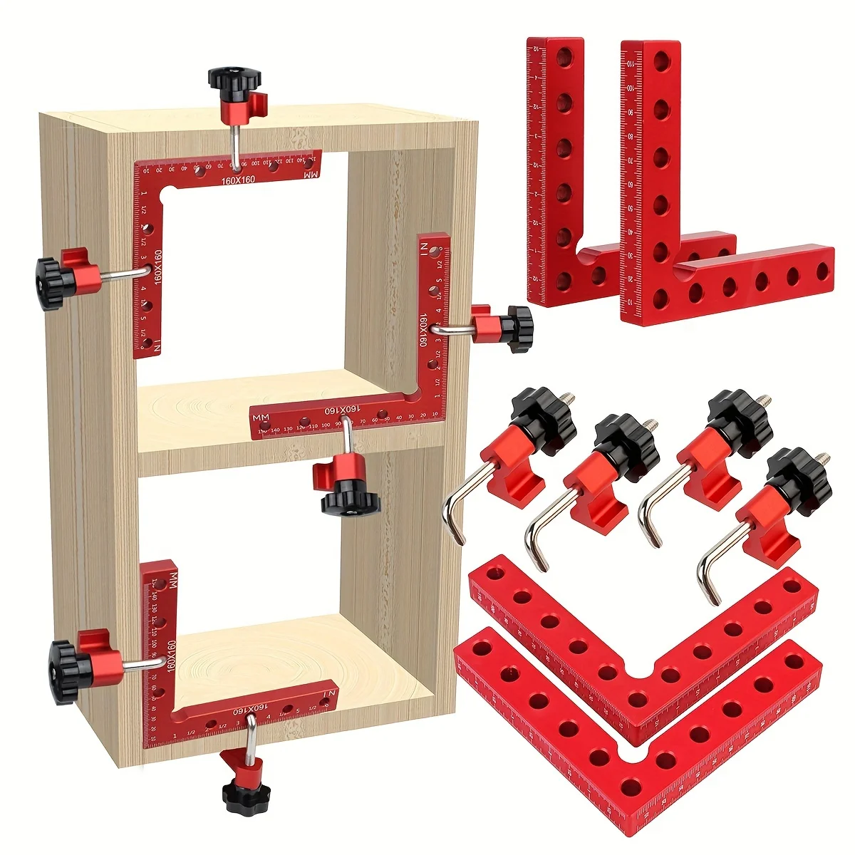 2 шт., 90 градусов, L-образное вспомогательное приспособление, панель для сращивания, позиционирующая панель, фиксированный зажим, плотницкая квадратная линейка, деревообрабатывающий инструмент
2 шт., 90 градусов, L-образное вспомогательное приспособление, панель для сращивания, позиционирующая панель, фиксированный зажим, плотницкая квадратная линейка, деревообрабатывающий инструмент