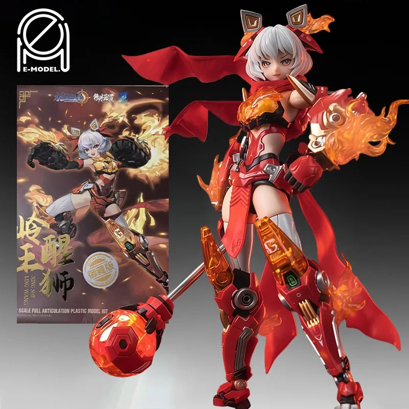 Оригинальный сборный набор E-Model Principle: Фигурка аниме-персонажа Lingwang Lion Dance 165 мм, игрушка-модель для сборки, подарок для мальчиков
Оригинальный сборный набор E-Model Principle: Фигурка аниме-персонажа Lingwang Lion Dance 165 мм, игрушка-модель для сборки, подарок для мальчиков