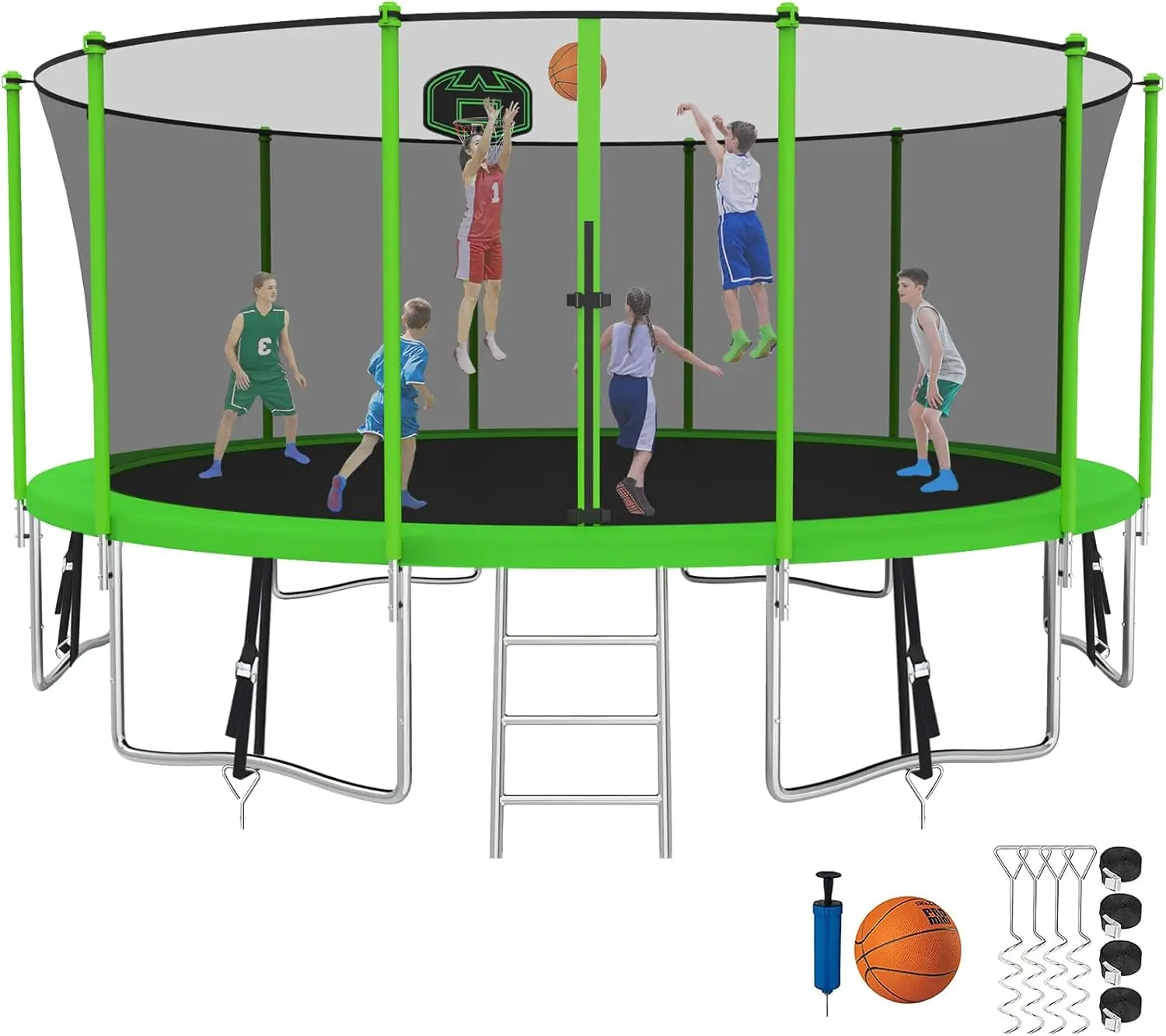 Tranpoline 1500LBS 16 15 14 12 10 8 FT Tranpoline for 7 10 Kids and Adults Windproof Outdoor Tranpoline with Enclosure Net Baske
Tranpoline 1500LBS 16 15 14 12 10 8 FT Tranpoline for 7 10 Kids and Adults Windproof Outdoor Tranpoline with Enclosure Net Baske