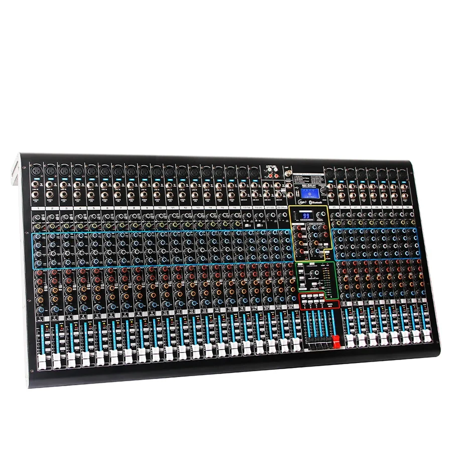 Biner DX32C профессиональный звуковой микшер встроенные 99 типов цифровых эффектов Цифровая музыка 32-канальная аудиоконсоль
Biner DX32C профессиональный звуковой микшер встроенные 99 типов цифровых эффектов Цифровая музыка 32-канальная аудиоконсоль