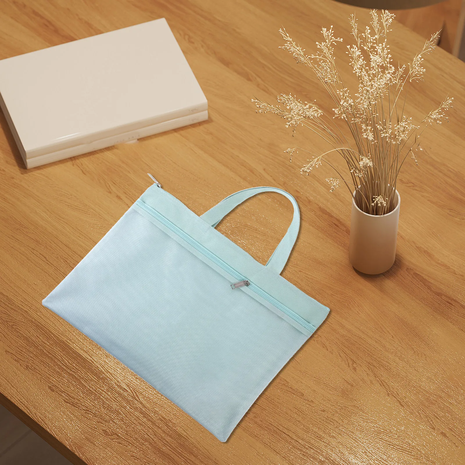 Handheld Nylon Document Zipper Pouch Bag for Test Papers Files Receipts Business Cards Coupons Tickets Vouchers Office School
Handheld Nylon Document Zipper Pouch Bag for Test Papers Files Receipts Business Cards Coupons Tickets Vouchers Office School