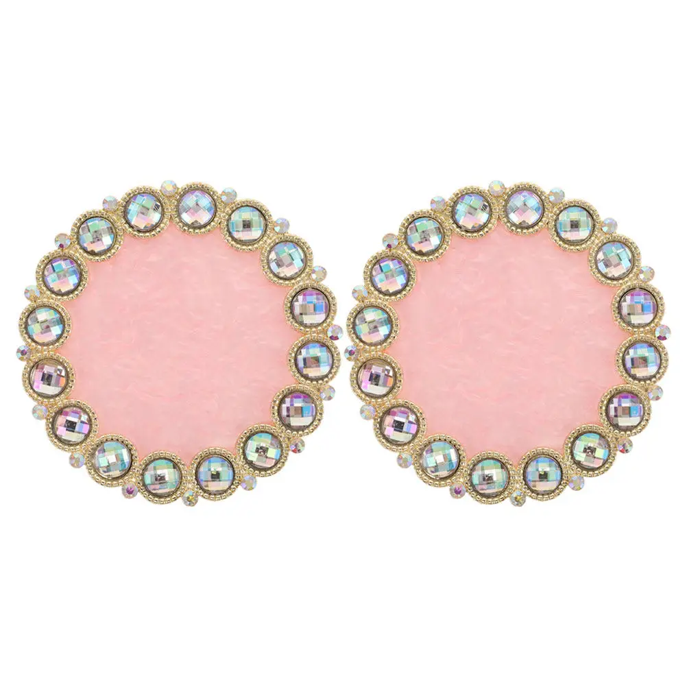 2Pcs Resin Nail Art Palette Elegant Rhinestone Edge Portable Nail Polish Mixing Plate Manicure Tool Color Mixing Tray Salon
2Pcs Resin Nail Art Palette Elegant Rhinestone Edge Portable Nail Polish Mixing Plate Manicure Tool Color Mixing Tray Salon