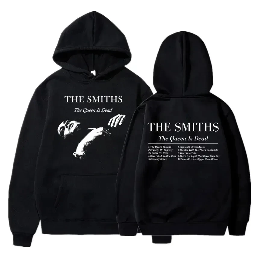 British Rock The Smiths The Queen Is Dead Hoodie Punk Rock Band 1980's Indie Morrissey Hoodies Mens Vintage Oversized Sweatshirt
British Rock The Smiths The Queen Is Dead Hoodie Punk Rock Band 1980's Indie Morrissey Hoodies Mens Vintage Oversized Sweatshirt