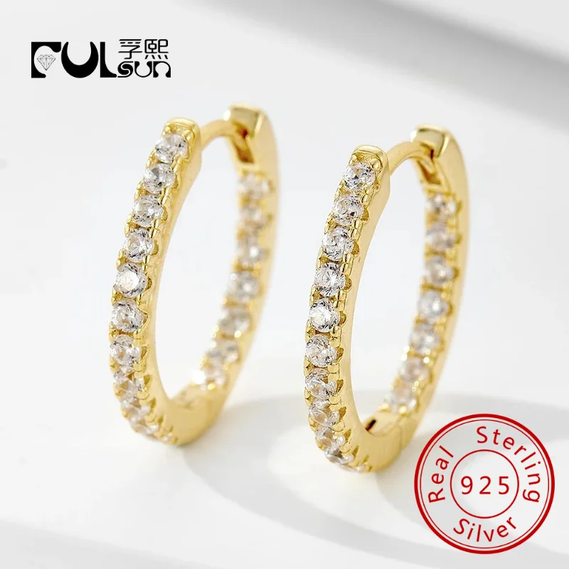 Jewelry 925 Sterling Silver 14K Gold Plated Cz Zircon Classy Minimalist Huggie Earrings
Jewelry 925 Sterling Silver 14K Gold Plated Cz Zircon Classy Minimalist Huggie Earrings