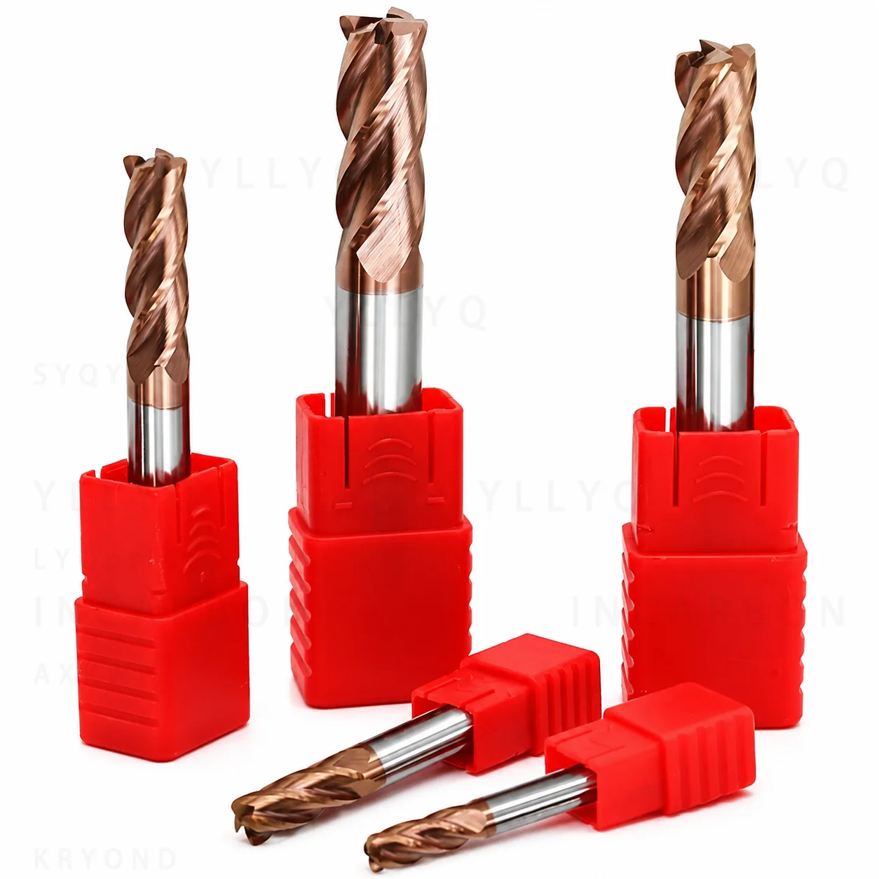 8.0mm 3PCS HRC55 4 Flute Carbide Flat End Mill Tungsten Steel Coated CNC Milling Cutter for Steel Metal Machining
8.0mm 3PCS HRC55 4 Flute Carbide Flat End Mill Tungsten Steel Coated CNC Milling Cutter for Steel Metal Machining