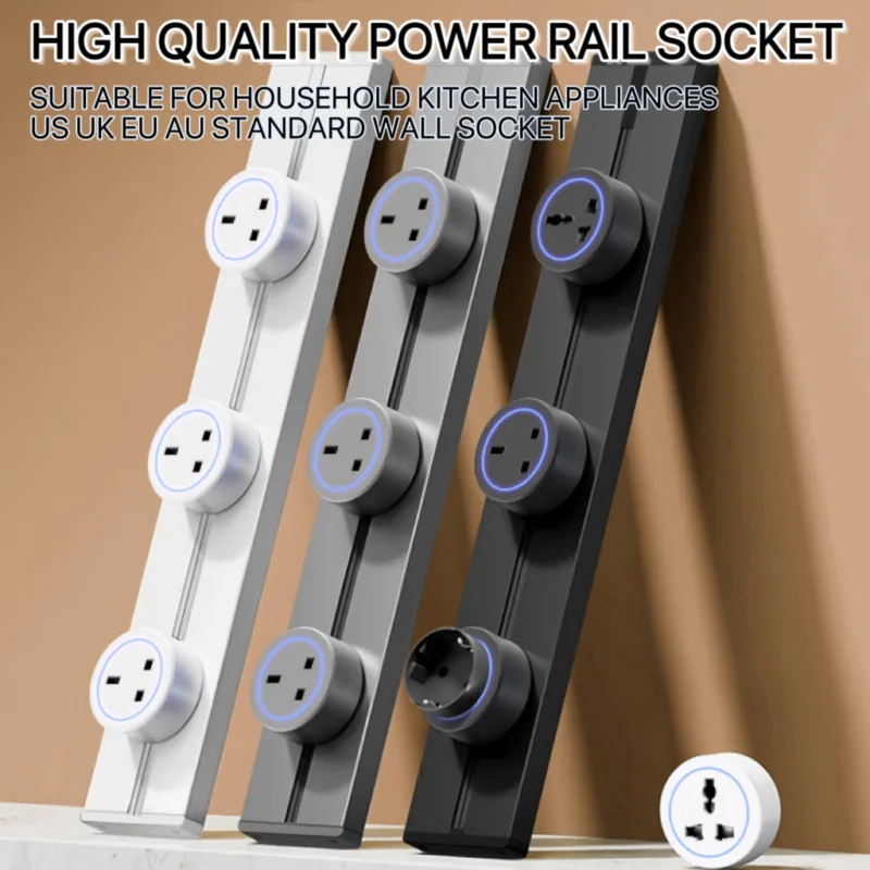 Rail Socket UK EU US UN Standard Round Romovable Adapter High Quality Wall Power Track Sockets Suitable For Household Appliance
Rail Socket UK EU US UN Standard Round Romovable Adapter High Quality Wall Power Track Sockets Suitable For Household Appliance