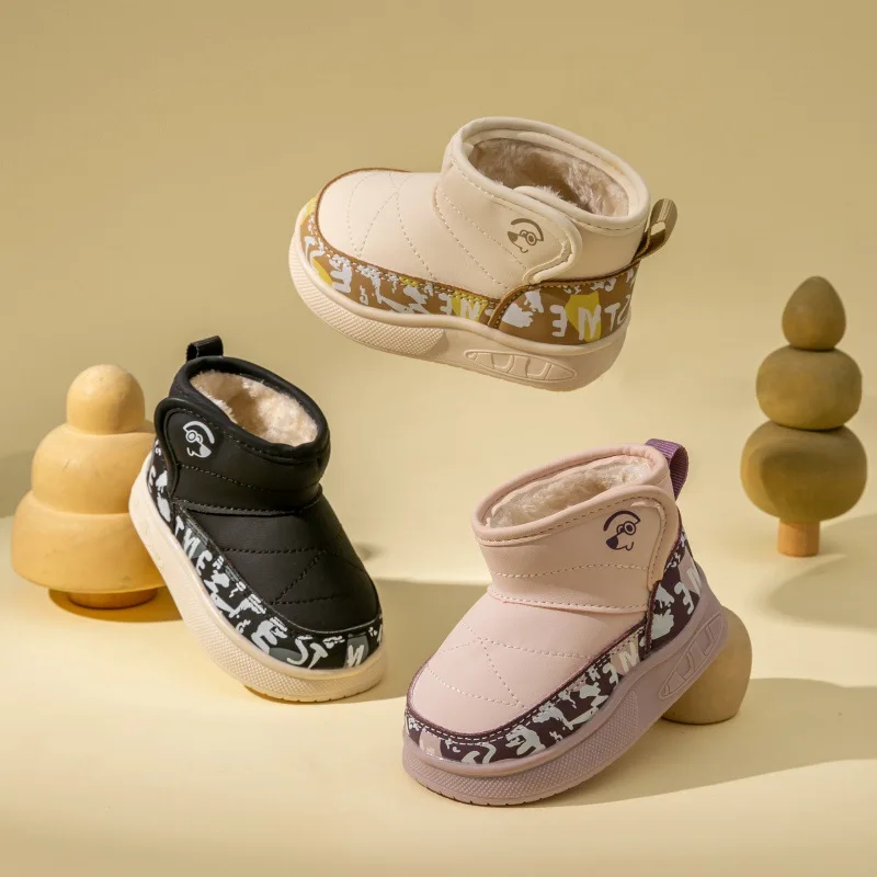  Ботильоны для малышей, зимняя обувь из искусственной кожи с рисунком панды для детей, нескользящая обувь на липучке, розовая Черный Размер 16-25
Ботильоны для малышей, зимняя обувь из искусственной кожи с рисунком панды для детей, нескользящая обувь на липучке, розовая Черный Размер 16-25