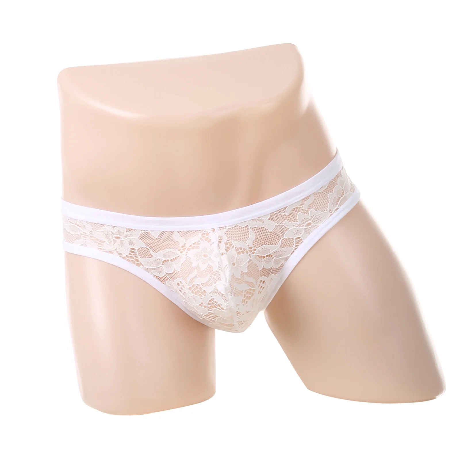 Men Lace Briefs Sexy See Through Ultra-Thin Underpants Soft Breathable Sissy Underwear Bikini Low Rise Bulge Pouch Lingerie
Men Lace Briefs Sexy See Through Ultra-Thin Underpants Soft Breathable Sissy Underwear Bikini Low Rise Bulge Pouch Lingerie