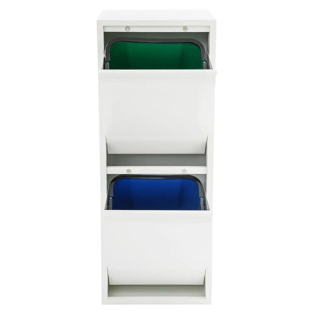 Шкаф для мусора и переработки, двойной шкаф для мусорного бака с 2 пластиковыми ведрами, стойкий мусор для разделения мусора из нержавеющей стали B
Шкаф для мусора и переработки, двойной шкаф для мусорного бака с 2 пластиковыми ведрами, стойкий мусор для разделения мусора из нержавеющей стали B