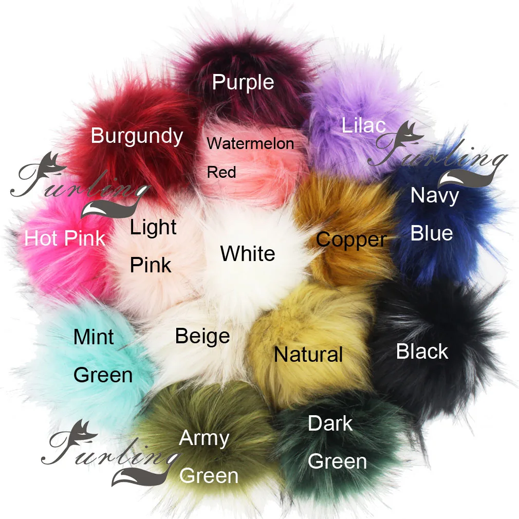 Furling DIY 12PCS Faux Raccoon Fur 11CM Fluffy Pom Pom Ball for Hat Beanie Accessories Women Keychain Hand Bag Charms
Furling DIY 12PCS Faux Raccoon Fur 11CM Fluffy Pom Pom Ball for Hat Beanie Accessories Women Keychain Hand Bag Charms