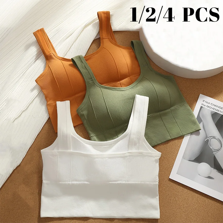 1/2/4Pcs Sports Bra Anti-Sweat Fitness Top Women Seamless Yoga Bra Shockproof Crop Top Push Up Sport Bra Gym Workout Top
1/2/4Pcs Sports Bra Anti-Sweat Fitness Top Women Seamless Yoga Bra Shockproof Crop Top Push Up Sport Bra Gym Workout Top
