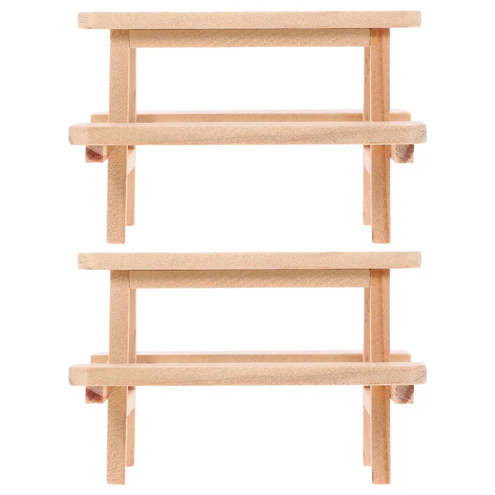 2Pcs Miniature Wooden Dollhouse Table Chair Set Exquisite Wood Material Long-Lasting Furniture for Mini House Decor
2Pcs Miniature Wooden Dollhouse Table Chair Set Exquisite Wood Material Long-Lasting Furniture for Mini House Decor