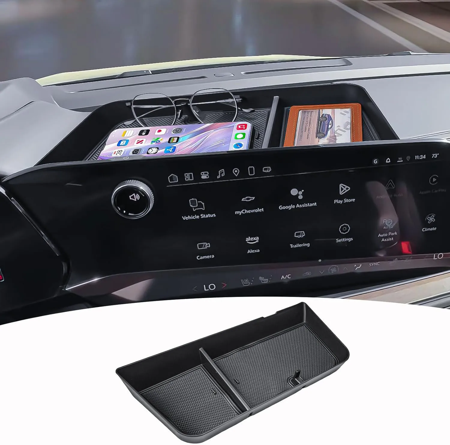 Center Console Dashboard Tray Organizer for 2025 Chevy Suburban Tahoe Interior Storage Dash Board Behind Screen Car Accessories
Center Console Dashboard Tray Organizer for 2025 Chevy Suburban Tahoe Interior Storage Dash Board Behind Screen Car Accessories