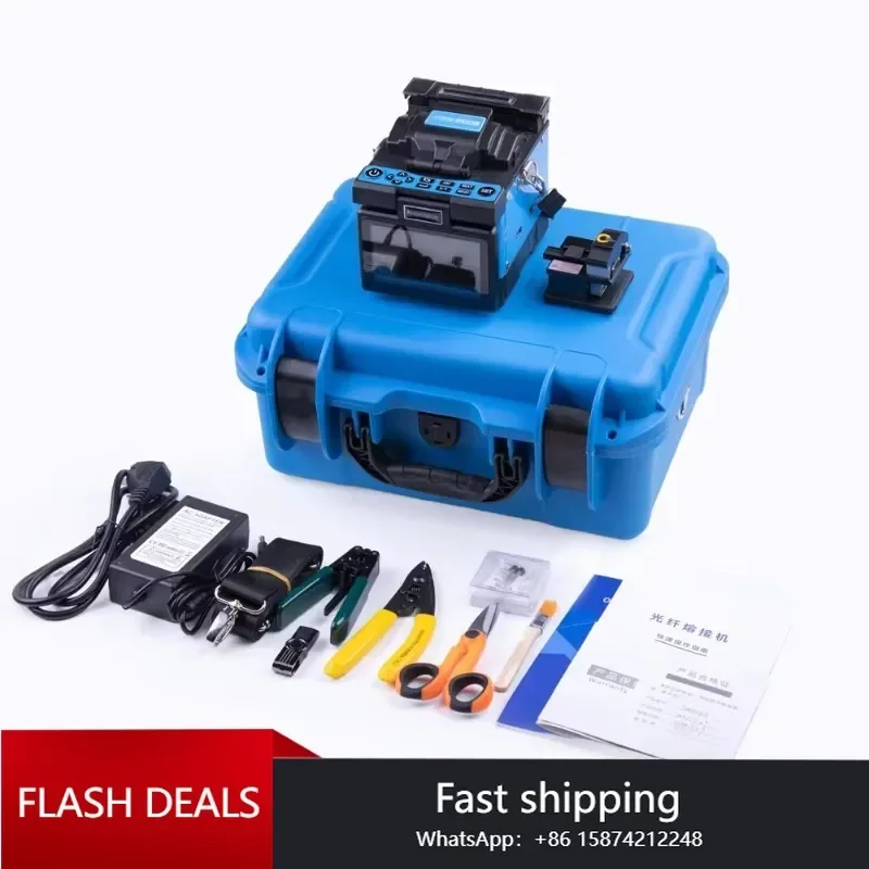 JW4108H Cheap Ribbon FTTH Optical Splicing Machine Fiber Optic Fusion Splicer 9S Splicing Time 3.5" Color LCD 60dB
JW4108H Cheap Ribbon FTTH Optical Splicing Machine Fiber Optic Fusion Splicer 9S Splicing Time 3.5" Color LCD 60dB