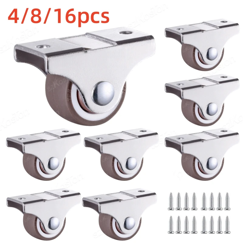 1inch Mini TPR Rubber Directional Caster Wheel Non Swivel Low Profile Fixed Caster for Small Equipment Furniture Trolley 4-16pcs
1inch Mini TPR Rubber Directional Caster Wheel Non Swivel Low Profile Fixed Caster for Small Equipment Furniture Trolley 4-16pcs