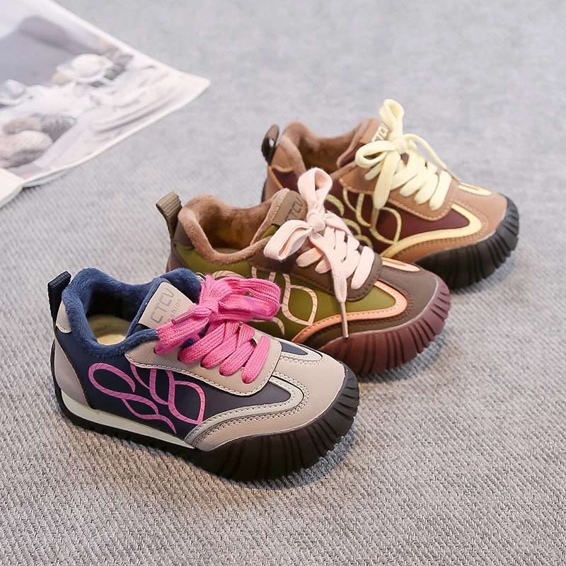 Kids Sports Shoes Casual Soft Bottom Children Tennis Shoes Fashion 2025 Winter New Boys Girls Skate Shoes Versatile Suede Warm
Kids Sports Shoes Casual Soft Bottom Children Tennis Shoes Fashion 2025 Winter New Boys Girls Skate Shoes Versatile Suede Warm