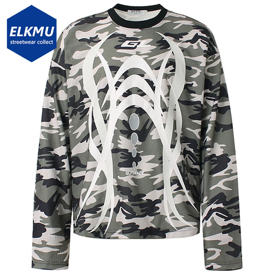 Harajuku Oversized T-shirts Men Loose Casual Camouflage T Shirts Long Sleeve Tee Tops Streetwear Hip Hop Tshirts
Harajuku Oversized T-shirts Men Loose Casual Camouflage T Shirts Long Sleeve Tee Tops Streetwear Hip Hop Tshirts