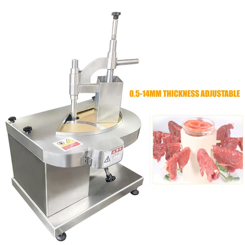 Beef Mutton Fresh Meat Slicer Commercial Automatic Multi-function Waist Slice Tendon Braised Meat Cooked Food Meat Cutting Mach
Beef Mutton Fresh Meat Slicer Commercial Automatic Multi-function Waist Slice Tendon Braised Meat Cooked Food Meat Cutting Mach