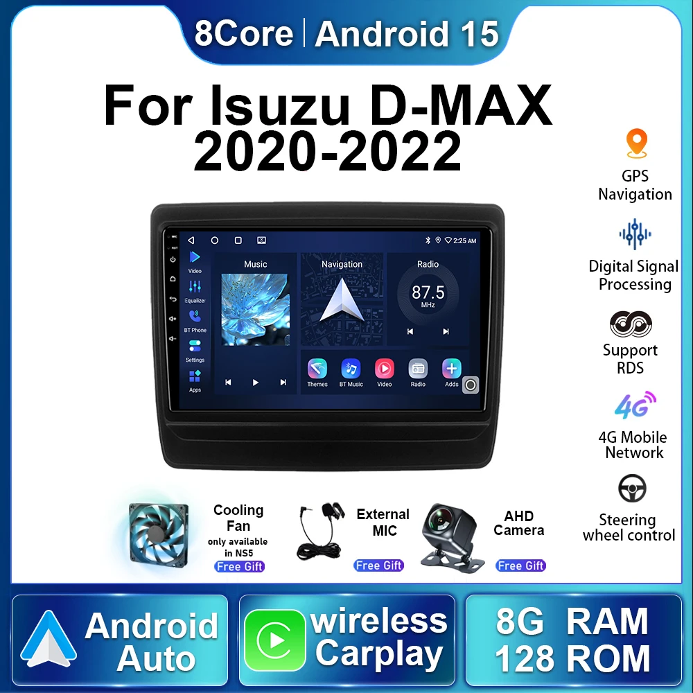 Восьмиядерный 5G автомобильный радиоприемник для Isuzu D-Max DMAX 2020-2022 Android15 авторадио мультимедийный плеер авто беспроводной Carplay навигацияGPS
Восьмиядерный 5G автомобильный радиоприемник для Isuzu D-Max DMAX 2020-2022 Android15 авторадио мультимедийный плеер авто беспроводной Carplay навигацияGPS