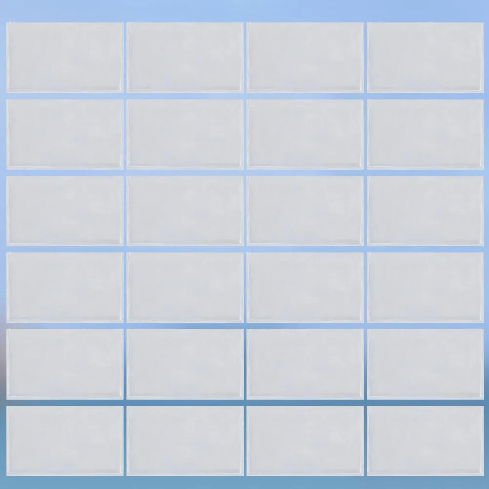 24Pcs Waterproof Smudge-Proof Transparent PVC Eva Card Holders Self-Adhesive Plastic Pockets for Badges Permits Glass Panels
24Pcs Waterproof Smudge-Proof Transparent PVC Eva Card Holders Self-Adhesive Plastic Pockets for Badges Permits Glass Panels