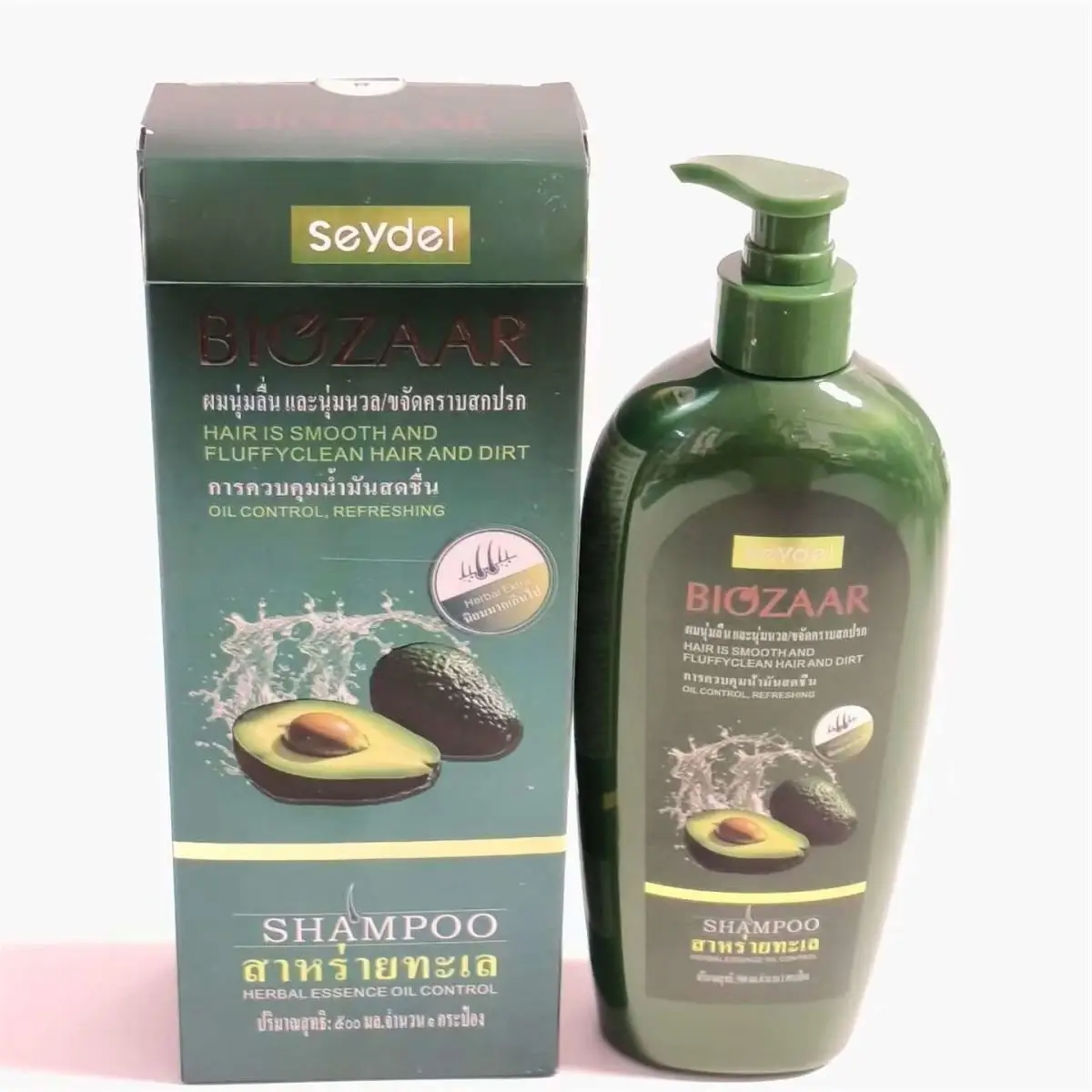 Thai Herbal Avocado Shampoo, Oil Control & Nourishing Hair Wash
Thai Herbal Avocado Shampoo, Oil Control & Nourishing Hair Wash