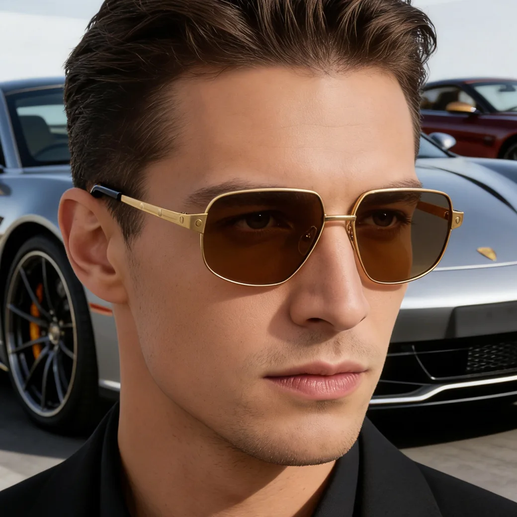 Fashion High Quality Pure Titanium Sunglasses Men Women Outdoor Casual Color Lens Sun Glasses Vintage Designer Brand Eyeglasses
Fashion High Quality Pure Titanium Sunglasses Men Women Outdoor Casual Color Lens Sun Glasses Vintage Designer Brand Eyeglasses