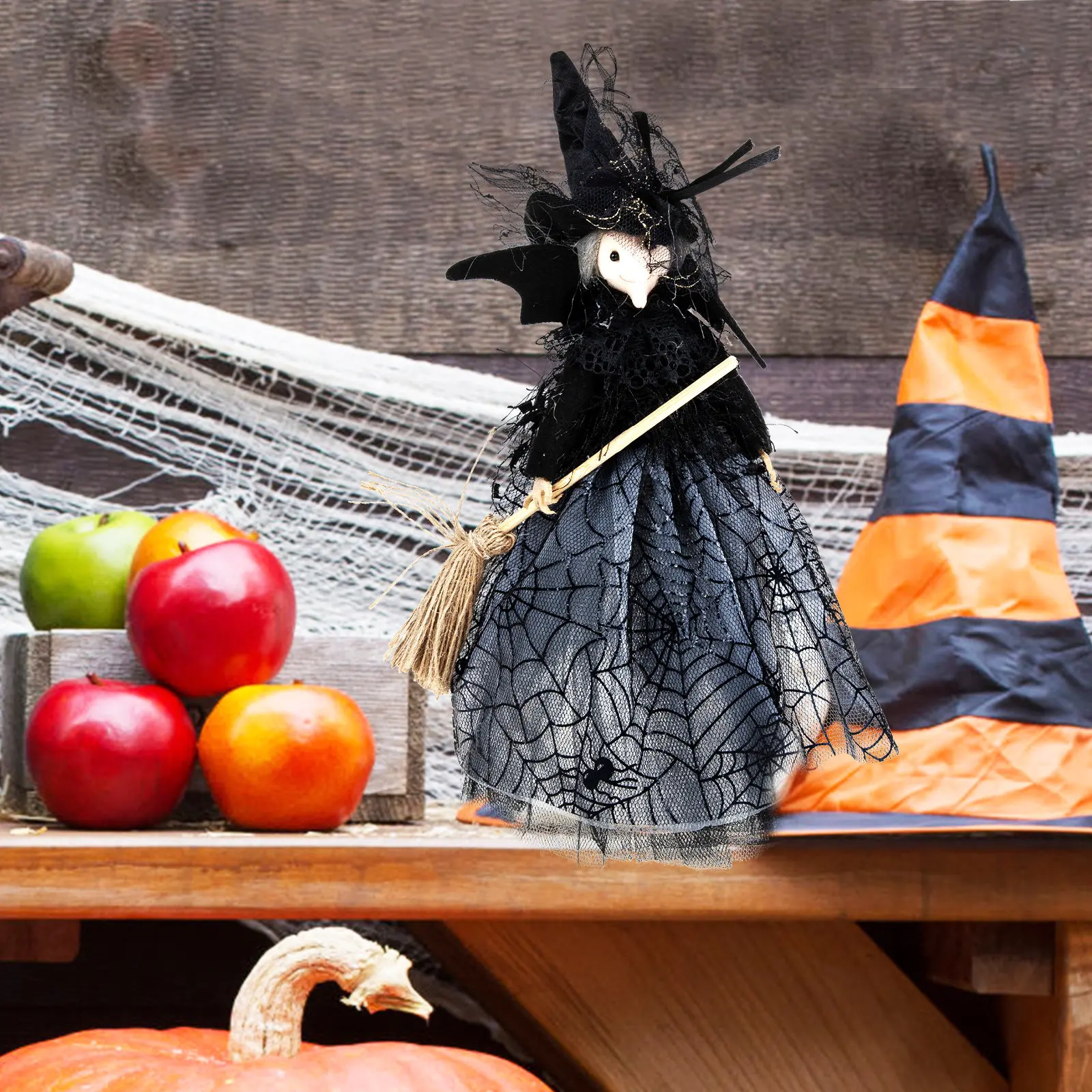 Halloween Witch Decoration Cartoon Tree Topper Adorable Desktop Hanging Ornament for Party Supplies Home Decor
Halloween Witch Decoration Cartoon Tree Topper Adorable Desktop Hanging Ornament for Party Supplies Home Decor