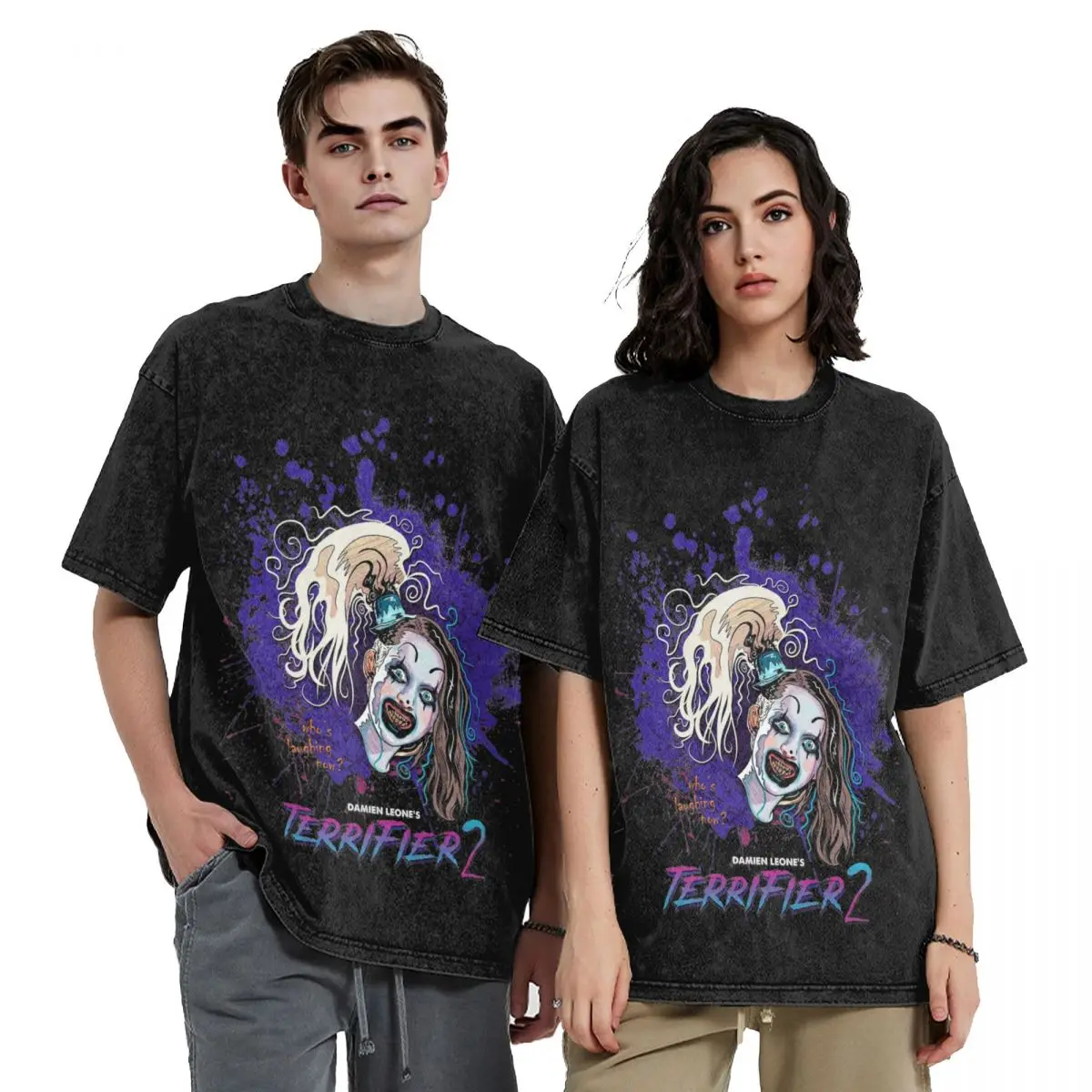 Harajuku Terrifier 2 Little Pale Girl Shirts Washed Style Men Women Horror Movie T-Shirt Fashion Top Tee Shirt Streetwear
Harajuku Terrifier 2 Little Pale Girl Shirts Washed Style Men Women Horror Movie T-Shirt Fashion Top Tee Shirt Streetwear