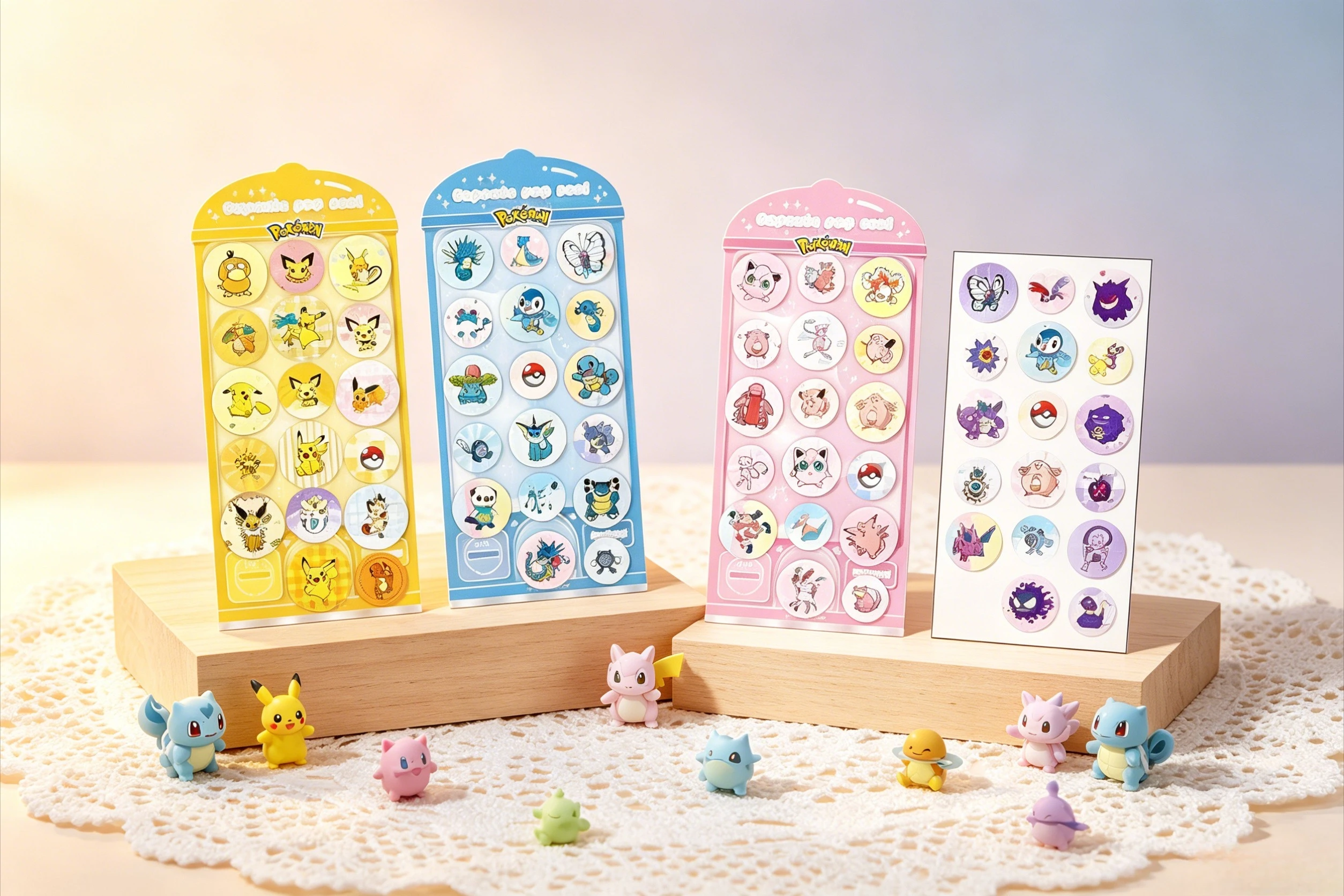 Classic Pocket Monster Crystal Epoxy Stickers Pikachu Psyduck Gengar Round Puffy Decals DIY Scrapbook Phone Case Supplies
Classic Pocket Monster Crystal Epoxy Stickers Pikachu Psyduck Gengar Round Puffy Decals DIY Scrapbook Phone Case Supplies