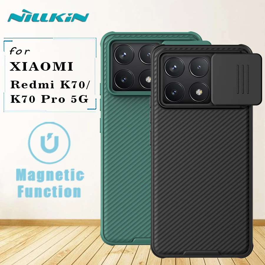 Для Xiaomi Redmi K70/K70 Pro 5G Магнитный чехол Nillkin Magsafe Camshield Защитная пленка для камеры Противоударная задняя крышка для Redmi K70
Для Xiaomi Redmi K70/K70 Pro 5G Магнитный чехол Nillkin Magsafe Camshield Защитная пленка для камеры Противоударная задняя крышка для Redmi K70