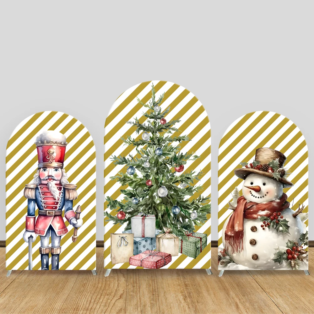 TB Christmas Arch Backdrop Cover Xmas Kids Birthday Baby Shower Party Decor Golden Stripe Photography Background Stretch Fabric
TB Christmas Arch Backdrop Cover Xmas Kids Birthday Baby Shower Party Decor Golden Stripe Photography Background Stretch Fabric