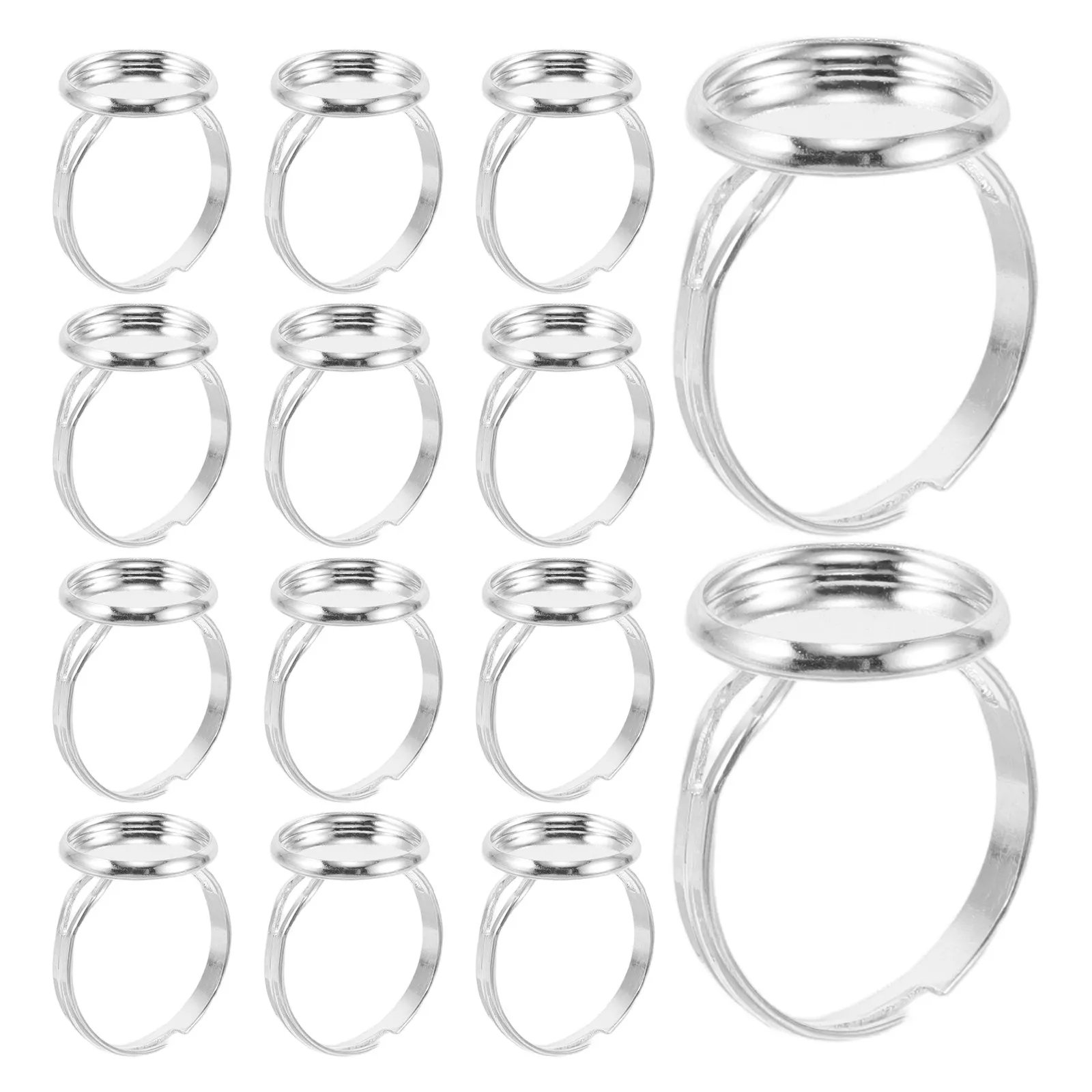 60 шт. регулируемых заготовок для колец, основы для колец 12 мм, плоские круглые основы-оправы, аксессуары для изготовления ювелирных изделий своими руками, для закрепки камней
60 шт. регулируемых заготовок для колец, основы для колец 12 мм, плоские круглые основы-оправы, аксессуары для изготовления ювелирных изделий своими руками, для закрепки камней