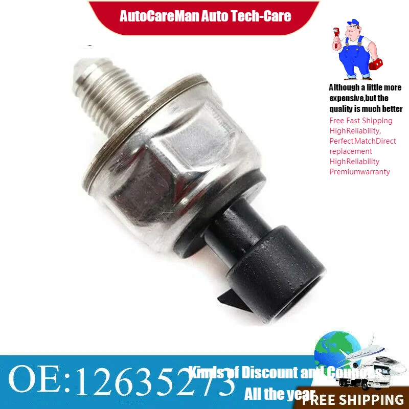 Fit for Buick Cadillac Chevrolet Fuel Injection Fuel Rail Pressure Sensor 12635273
Fit for Buick Cadillac Chevrolet Fuel Injection Fuel Rail Pressure Sensor 12635273