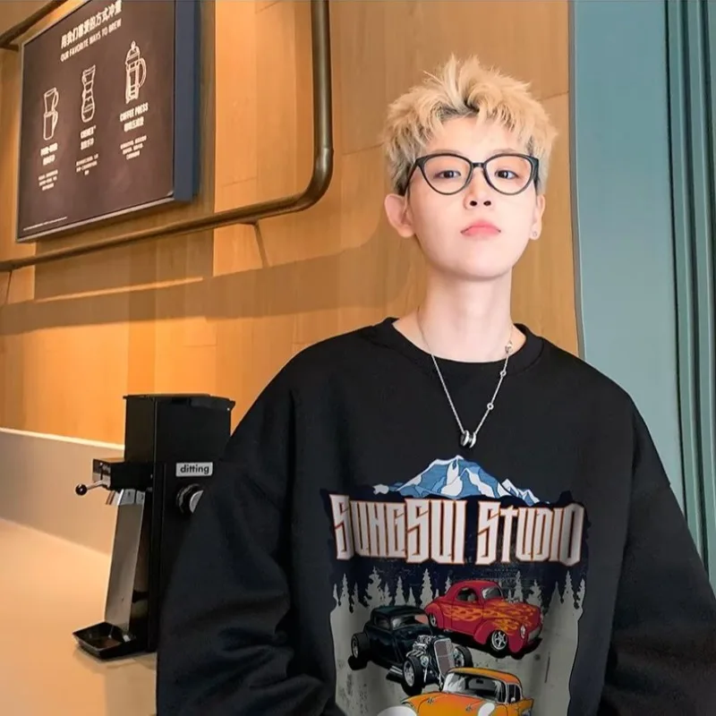 Loose Sweatshirt Pullovers Thick Y2k Japan Harajuku Anime Cartoon Cars Printrd 2023 New Mens Oversized Sweaters Unisex Clothing
Loose Sweatshirt Pullovers Thick Y2k Japan Harajuku Anime Cartoon Cars Printrd 2023 New Mens Oversized Sweaters Unisex Clothing