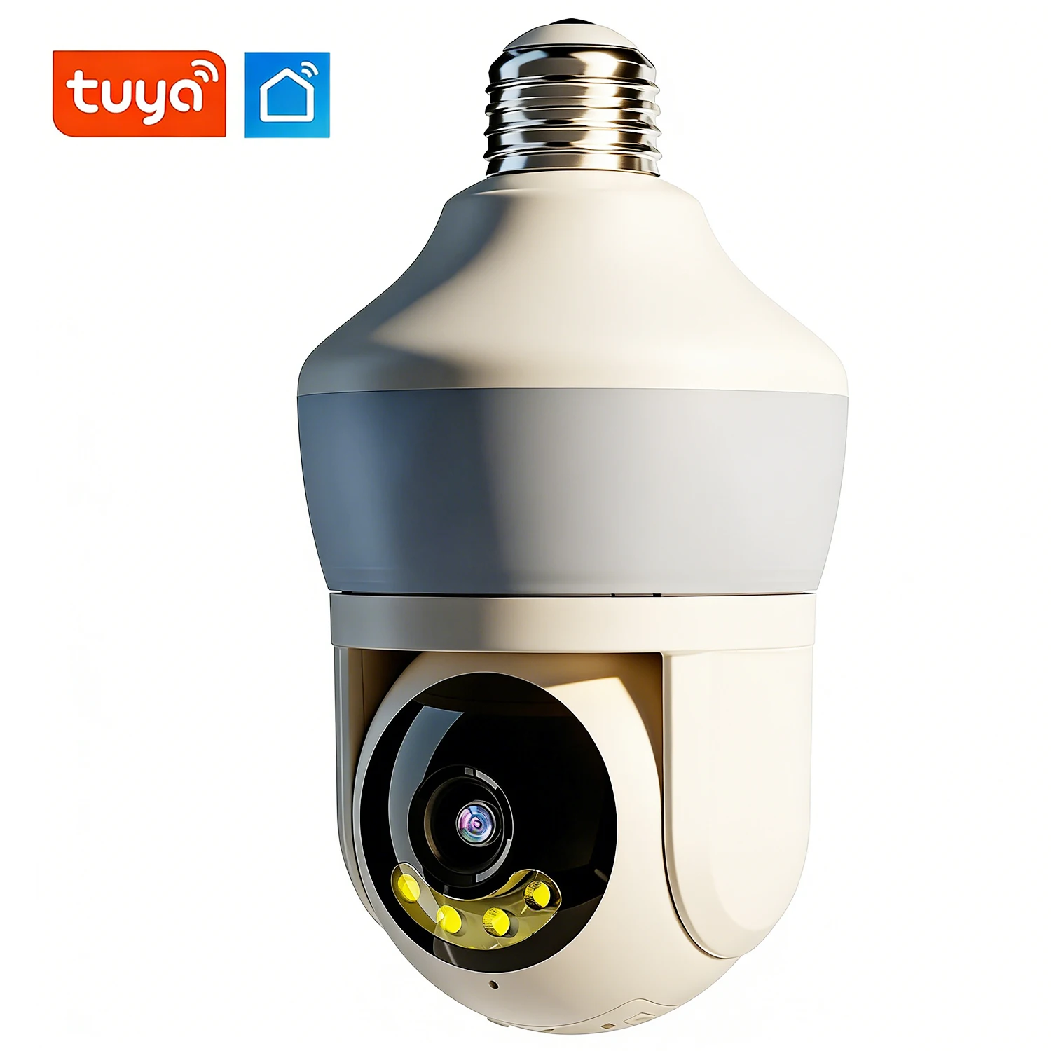 E27 Light Bulb Security Camera Tuya Dual Screen WiFi Camera with 5MP & 5X Zoom PTZ Indoor Cam IR Color Night Vision Surveillance
E27 Light Bulb Security Camera Tuya Dual Screen WiFi Camera with 5MP & 5X Zoom PTZ Indoor Cam IR Color Night Vision Surveillance